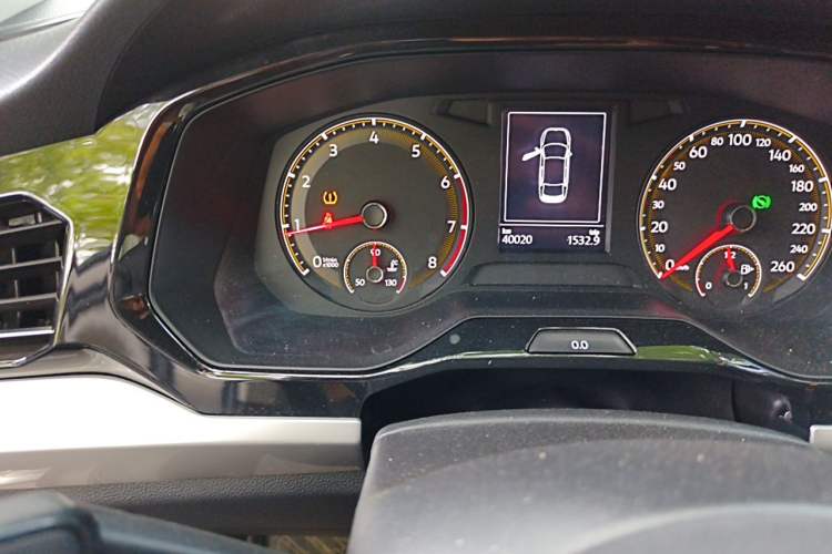 Used Volkswagen Bora 2020 1.5L Automatic Fashion Edition Odometer Close Up