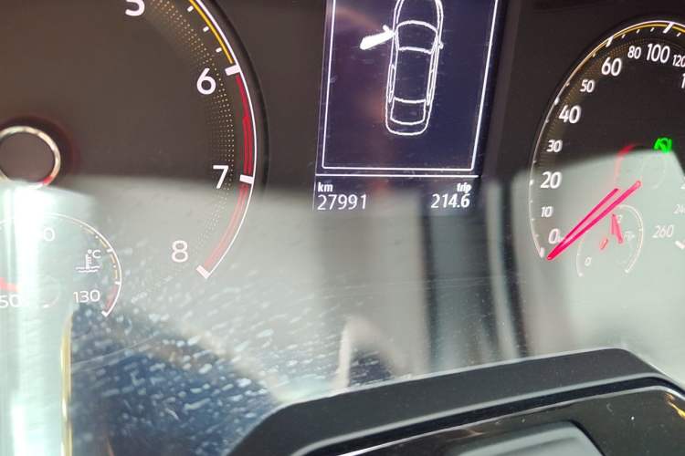 Used Volkswagen Bora 2021 1.5L Automatic Elite Smart Connect Edition Odometer Close Up