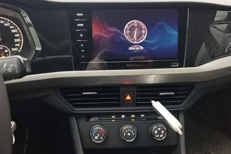 Used Volkswagen Bora 2021 1.5L Automatic Fashionable Smart Connectivity Version Audio And AC Panel