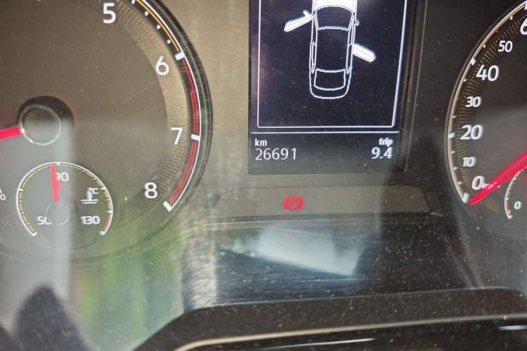 Used Volkswagen Bora 2021 1.5L Automatic Comfort Smart Connect Edition Odometer Close Up