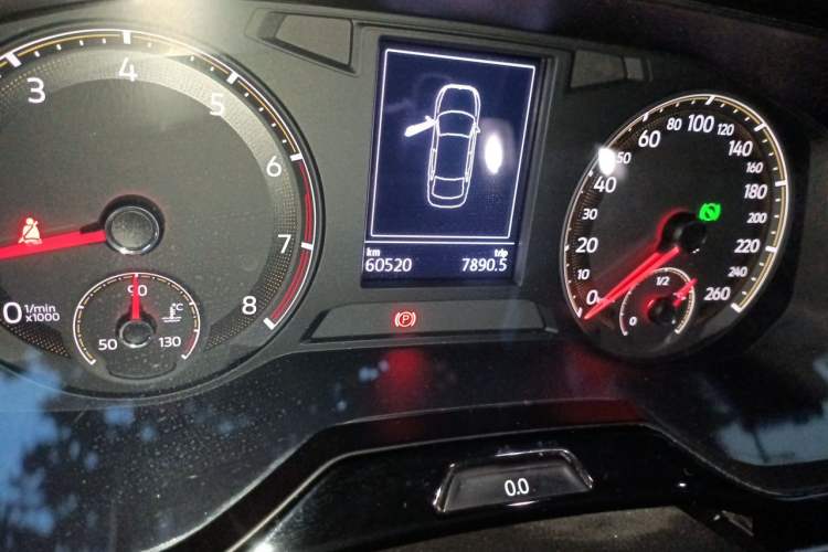Used Volkswagen Bora 2021 1.5L Automatic Comfort Smart Connect Edition Odometer Close Up