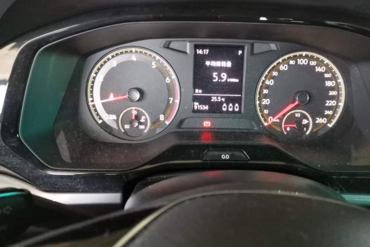 Used Volkswagen Bora 2021 1.5L Automatic Comfort Smart Connect Edition Odometer Close Up