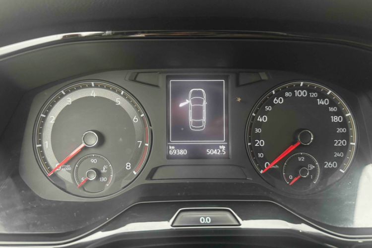 Used Volkswagen Bora 2021 1.5L Automatic Elite Smart Connect Edition Odometer Close Up