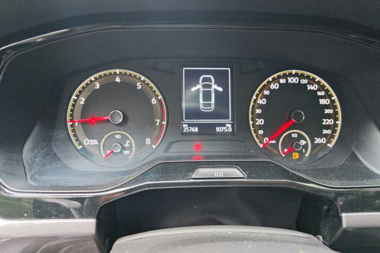 Used Volkswagen Bora 2021 1.5L Automatic Elite Smart Connect Edition Odometer Close Up
