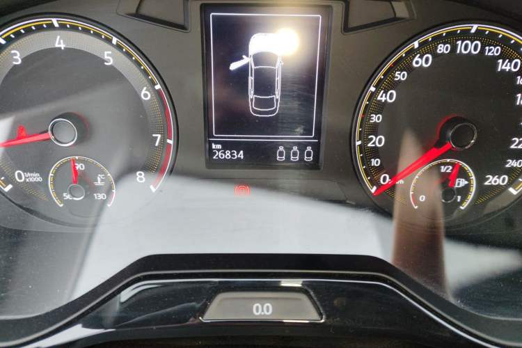Used Volkswagen Bora 2021 1.5L Automatic 30th Anniversary Edition Odometer Close Up