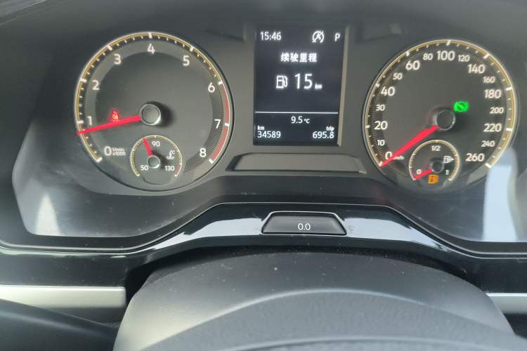 Used Volkswagen Bora 2021 1.5L Automatic Fashionable Smart Connectivity Version Odometer Close Up