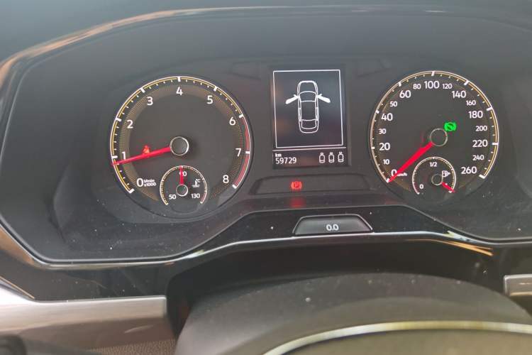 Used Volkswagen Bora 2021 1.5L Automatic Elite Smart Connect Edition Odometer Close Up