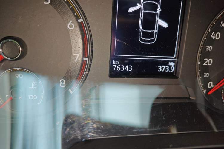 Used Volkswagen Bora 2021 1.5L Automatic Elite Smart Connect Edition Odometer Close Up