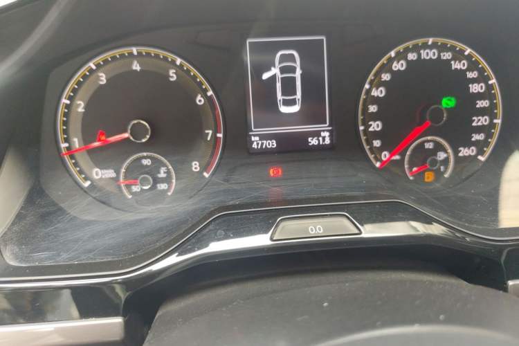 Used Volkswagen Bora 2021 1.5L Automatic Comfort Smart Connect Edition Odometer Close Up