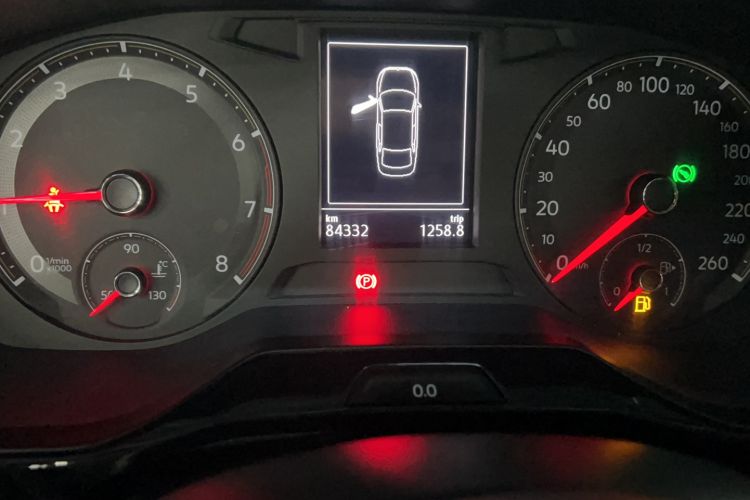 Used Volkswagen Bora 2021 1.5L Automatic Fashionable Smart Connectivity Version Odometer Close Up