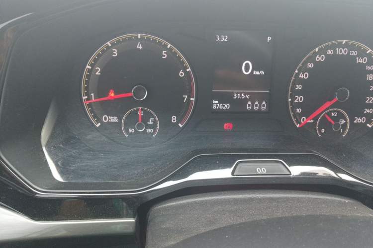Used Volkswagen Bora 2021 1.5L Automatic Comfort Smart Connect Edition Odometer Close Up