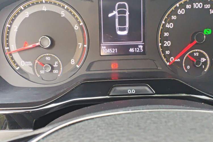 Used Volkswagen Bora 2021 1.5L Automatic Comfort Smart Connect Edition Odometer Close Up