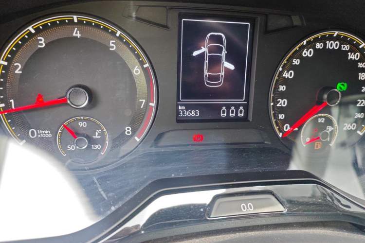 Used Volkswagen Bora 2021 1.5L Automatic Elite Smart Connect Edition Odometer Close Up