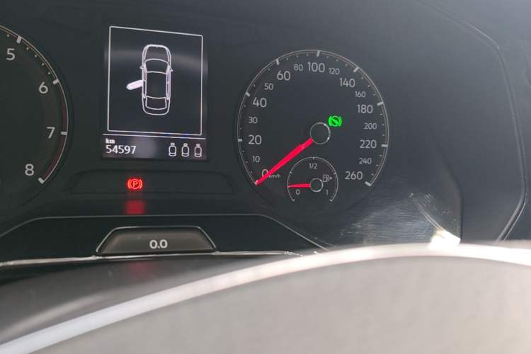 Used Volkswagen Bora 2021 1.5L Automatic 30th Anniversary Edition Odometer Close Up