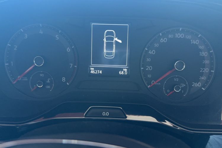 Used Volkswagen Bora 2021 1.5L Automatic Comfort Smart Connect Edition Odometer Close Up