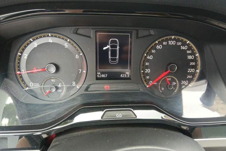 Used Volkswagen Bora 2021 1.5L Automatic Fashionable Smart Connectivity Version Odometer Close Up