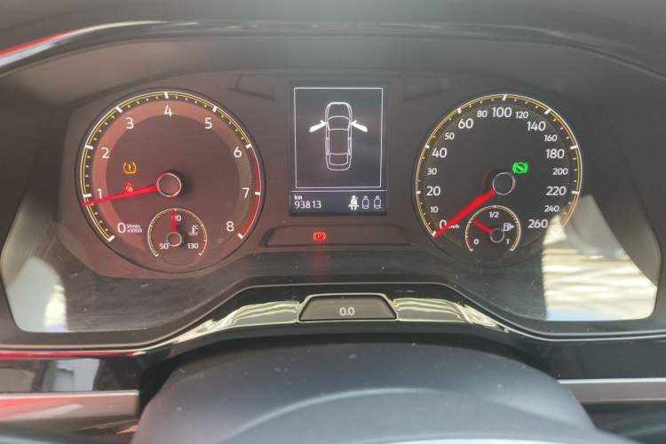 Used Volkswagen Bora 2021 1.5L Automatic Elite Smart Connect Edition Odometer Close Up