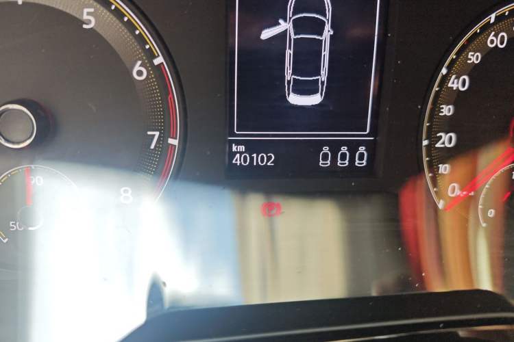 Used Volkswagen Bora 2021 1.5L Automatic 30th Anniversary Edition Odometer Close Up