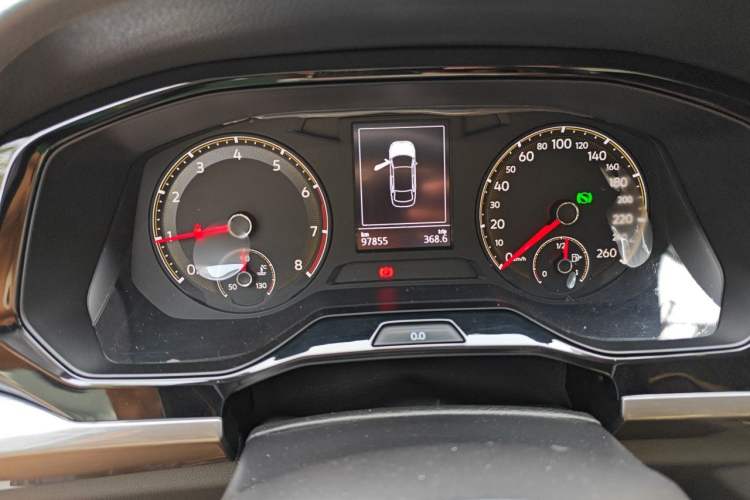 Used Volkswagen Bora 2021 1.5L Automatic Elite Smart Connect Edition Odometer Close Up