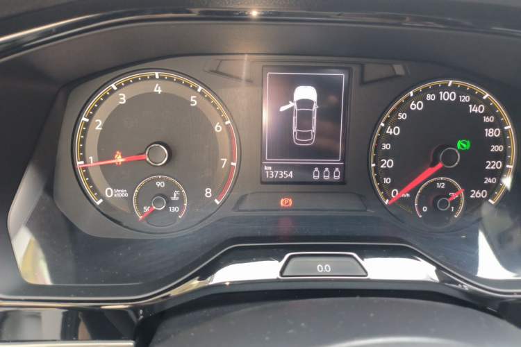 Used Volkswagen Bora 2021 1.5L Automatic Comfort Smart Connect Edition Odometer Close Up