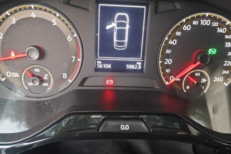 Used Volkswagen Bora 2021 1.5L Automatic Elite Smart Connect Edition Odometer Close Up