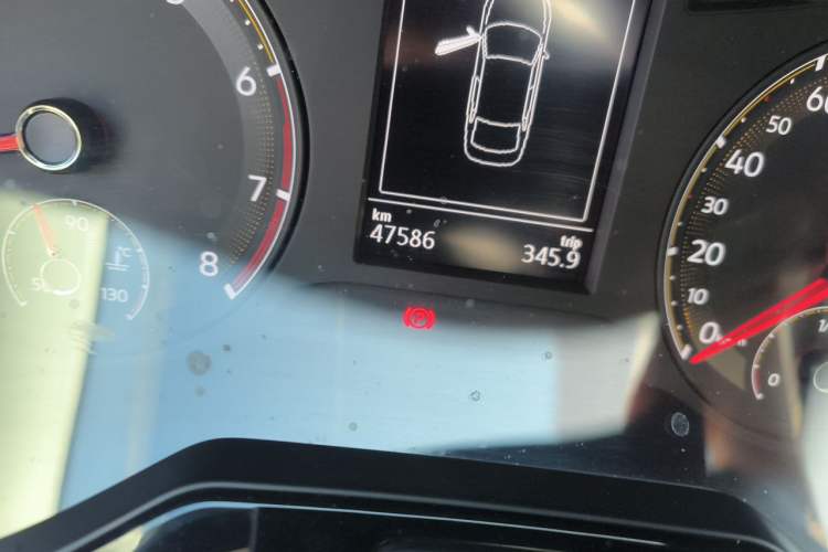 Used Volkswagen Bora 2021 280TSI DSG Elite Smart Connectivity Version Odometer Close Up
