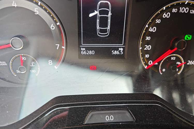 Used Volkswagen Bora 2021 1.5L Automatic Elite Smart Connect Edition Odometer Close Up