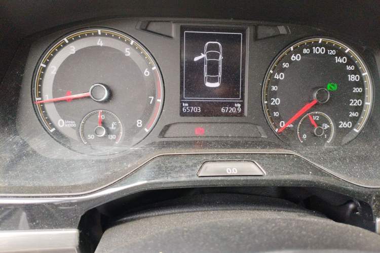 Used Volkswagen Bora 2021 1.5L Automatic Elite Smart Connect Edition Odometer Close Up