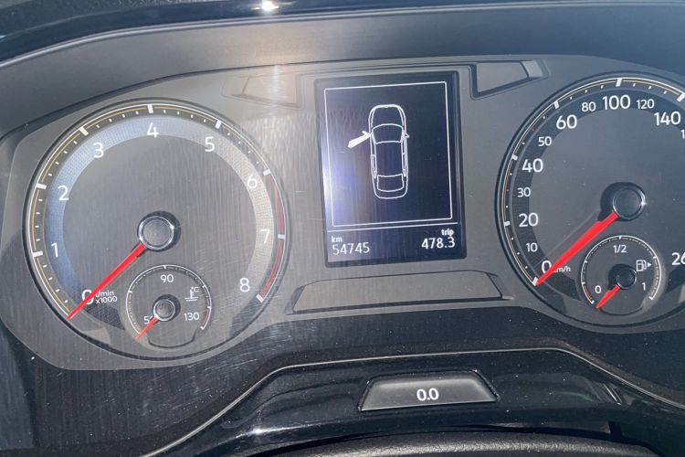 Used Volkswagen Bora 2021 1.5L Automatic Comfort Smart Connect Edition Odometer Close Up