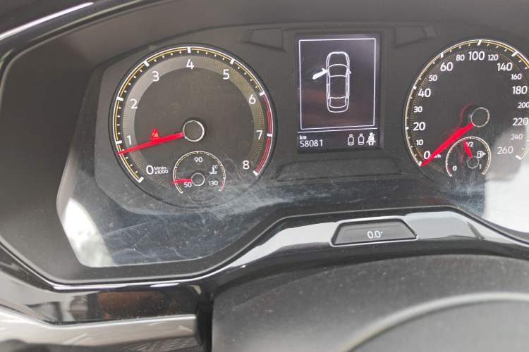 Used Volkswagen Bora 2021 1.5L Automatic Elite Smart Connect Edition Odometer Close Up