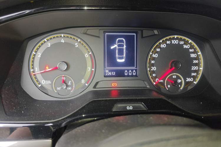 Used Volkswagen Bora 2021 280TSI DSG Elite Smart Connectivity Version Odometer Close Up