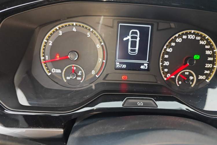 Used Volkswagen Bora 2021 1.5L Automatic Comfort Smart Connect Edition Odometer Close Up
