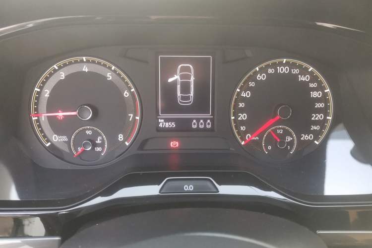 Used Volkswagen Bora 2021 1.5L Automatic Comfort Smart Connect Edition Odometer Close Up