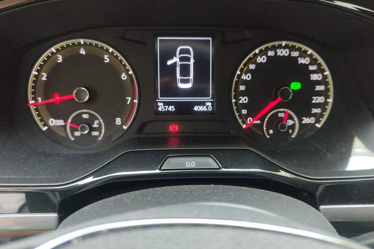 Used Volkswagen Bora 2021 1.5L Automatic Comfort Smart Connect Edition Odometer Close Up