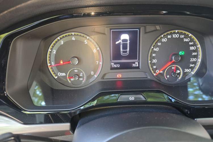 Used Volkswagen Bora 2021 1.5L Automatic Comfort Smart Connect Edition Odometer Close Up