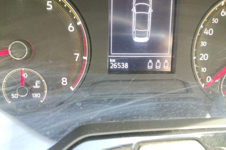 Used Volkswagen Bora 2021 1.5L Automatic Comfort Smart Connect Edition Odometer Close Up