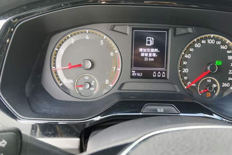 Used Volkswagen Bora 2021 1.5L Automatic Comfort Smart Connect Edition Odometer Close Up