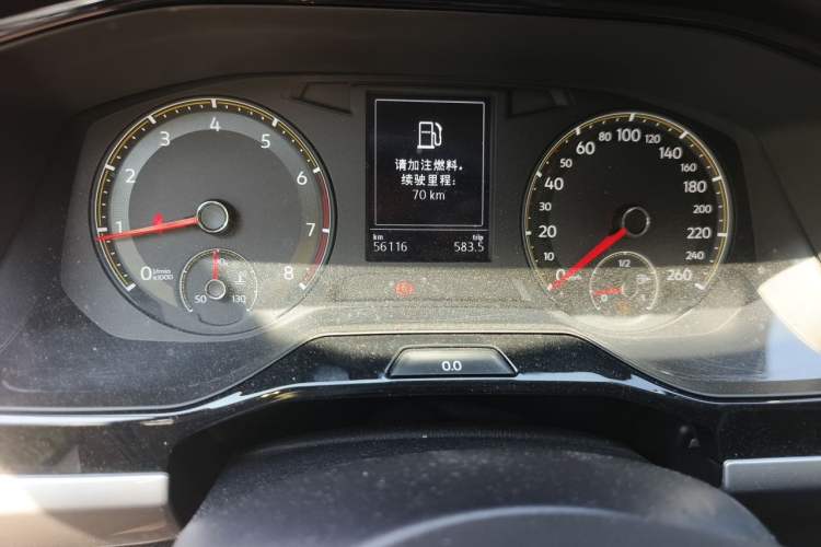 Used Volkswagen Bora 2021 1.5L Automatic Fashionable Smart Connectivity Version Odometer Close Up