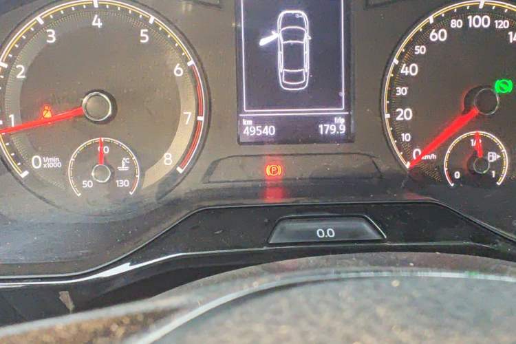 Used Volkswagen Bora 2021 1.5L Automatic Comfort Smart Connect Edition Odometer Close Up