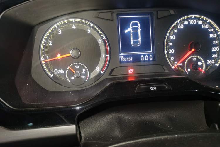 Used Volkswagen Bora 2021 1.5L Automatic Elite Smart Connect Edition Odometer Close Up