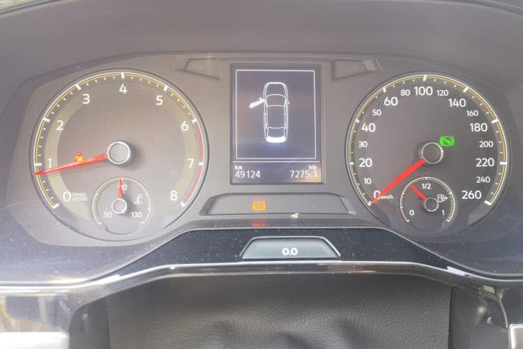 Used Volkswagen Bora 2021 1.5L Automatic Comfort Smart Connect Edition Odometer Close Up