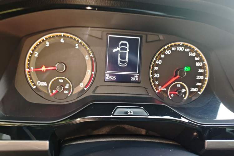 Used Volkswagen Bora 2021 1.5L Automatic Elite Smart Connect Edition Odometer Close Up