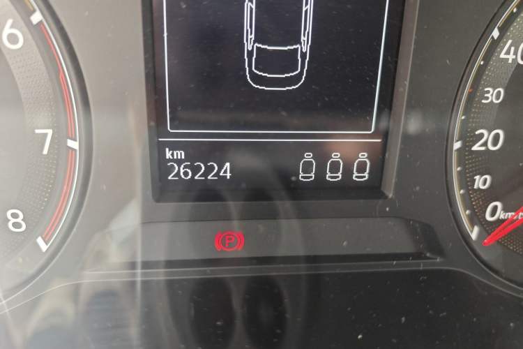 Used Volkswagen Bora 2021 1.5L Automatic Elite Smart Connect Edition Odometer Close Up