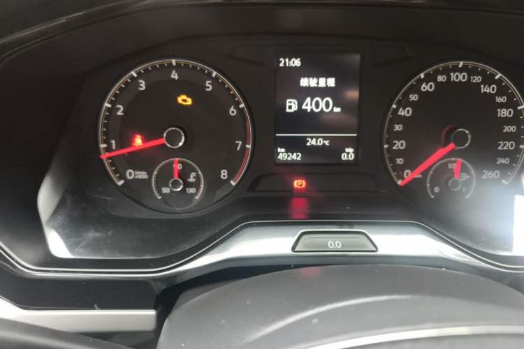 Used Volkswagen Bora 2021 1.5L Manual Comfort Smart Connect Edition Odometer Close Up