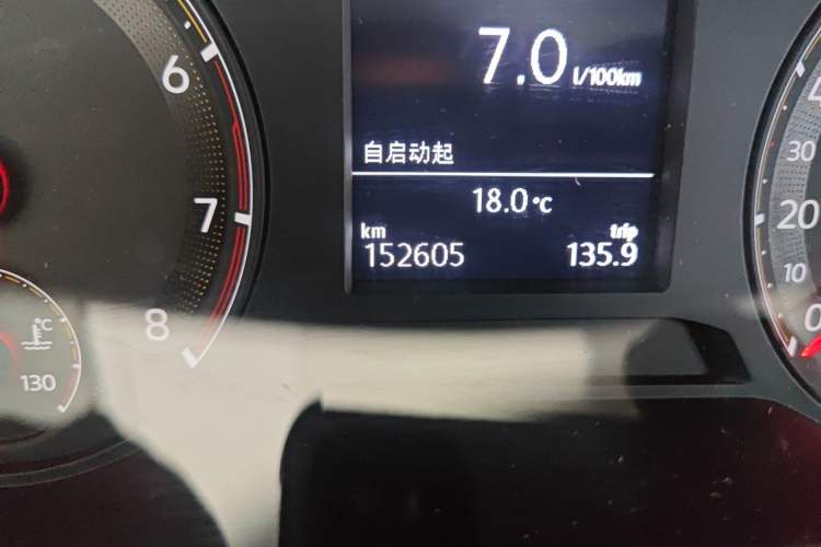 Used Volkswagen Bora 2021 1.5L Automatic Elite Smart Connect Edition Odometer Close Up