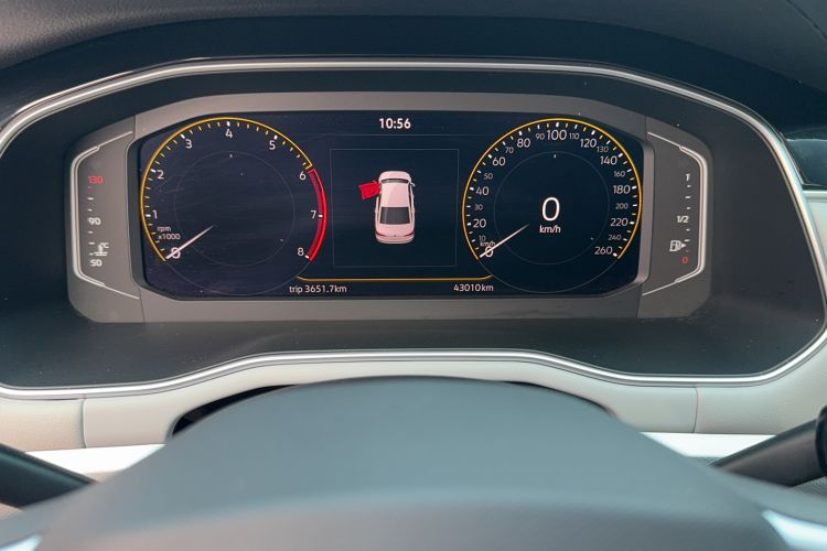 Used Volkswagen Bora 2023 200TSI DSG YueXing PRO Edition Odometer Close Up