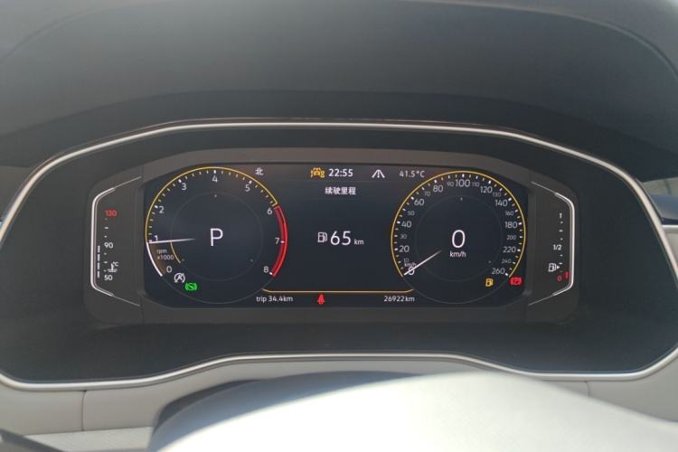 Used Volkswagen Bora 2023 280TSI DSG Prestige Edition Odometer Close Up