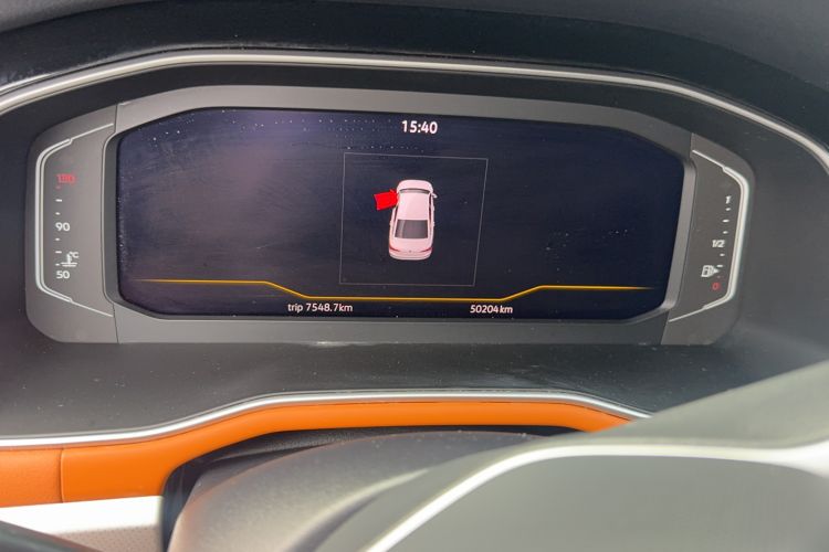 Used Volkswagen Bora 2023 200TSI DSG YueXing PRO Edition Odometer Close Up