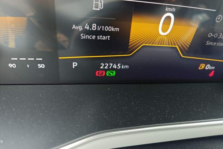 Used Volkswagen Bora 2023 200TSI DSG Comfort Edition Odometer Close Up
