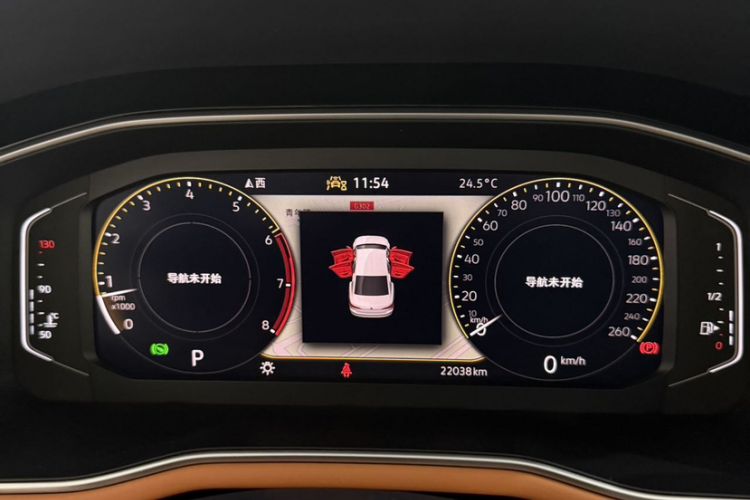 Used Volkswagen Bora 2023 200TSI DSG YueXing PRO Edition Odometer Close Up